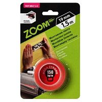 Лента двухсторонняя монтажная Mega Strong 19мм*1,5м ZOOM картинка 